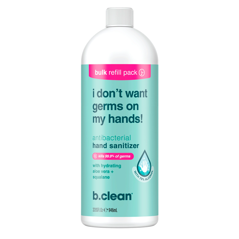 Billede af b.clean Håndsprit, I Don't Want Germs On My Hands (946 ml)
