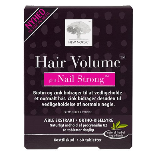 New Nordic Hair Volume + Nails Strong (60 tab) 