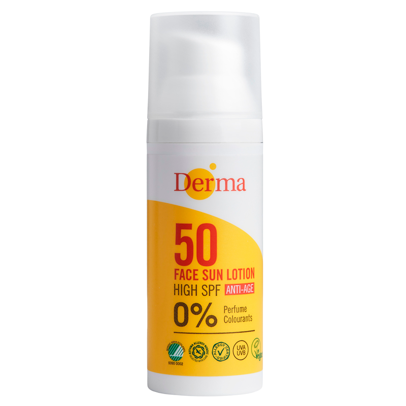 Derma Sun Ansigtssolcreme (50 ml) (5709954038552)